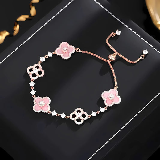 PetalGlow Clover Bracelet- 50 % OFF