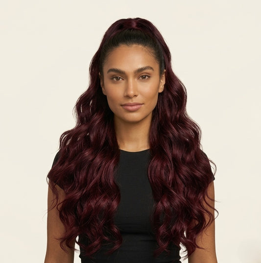 GlowMane™ – Long Curly Wavy Clip-In Ponytail Hair Extension + 50% OFF