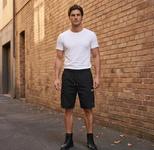 Draftwell™ – Reinforced Multi-Pocket Men's Cargo Shorts + 50% OFF