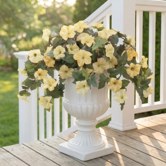 Bloomhaven™ – UV-Resistant Lifelike Petunia Artificial Outdoor Flowers, 2 Bundles + 50% OFF