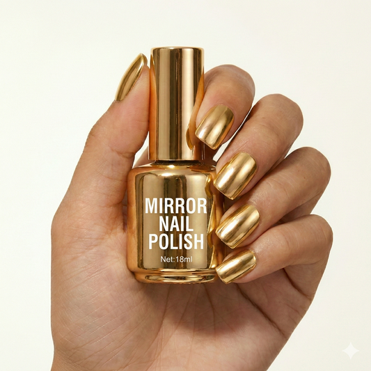 Lusoire™ – Liquid Mirror Chrome Nail Polish for Instant Salon-Shine Nails + 1+1 FREE
