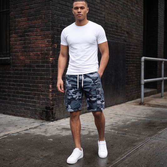 Ridgecroft™ – 5-Pocket Camo Cargo Shorts for Men + 50% OFF