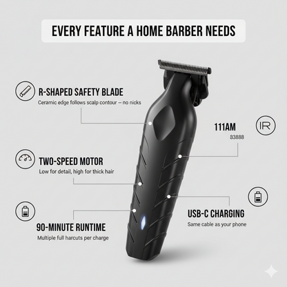 TrimMaster™ Professional Cordless Hair Clipper for Men + 50% OFF