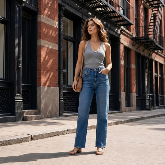 Drape™ – Ribbed-Knit Soft-Stretch Summer Tank Top + Buy 1 Get 1 FREE