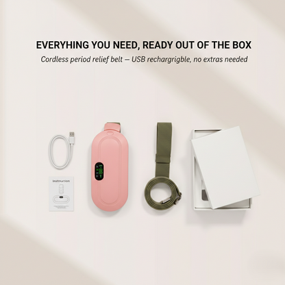 Calmesse™ – Cordless Heating Pad & Massage Belt for Period Cramp Relief + 50 % OFF