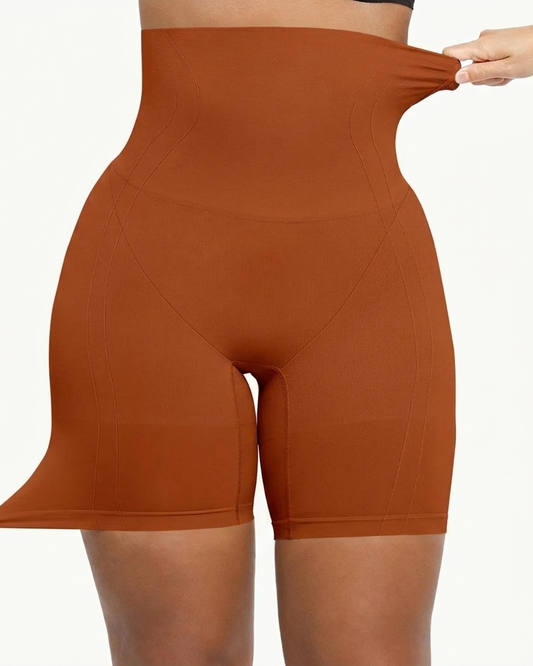 Sculptra™ – Seamless High-Waist Tummy Control & Butt-Lifting Shapewear Shorts + 50% OFF