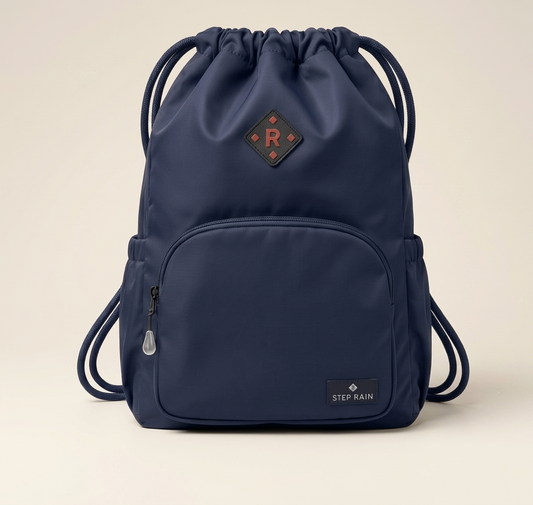 Stowa™ – Waterproof Drawstring Sport Backpack with Zippered Pockets & Adjustable Straps + 50% OFF