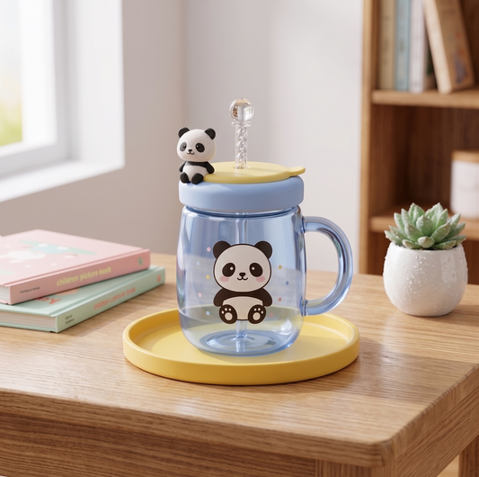 Mochiku™ – BPA-Free Tritan Cartoon Sippy Cup with Fruit Infuser, 42 oz + 50% OFF