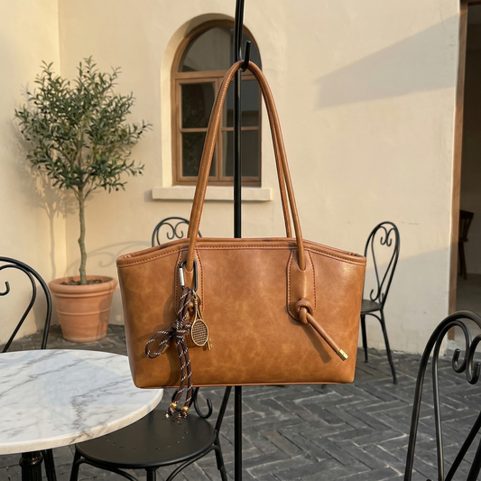 Cordelle™ – Vintage Knotted Strap PU Leather Shoulder Bag +50% OFF