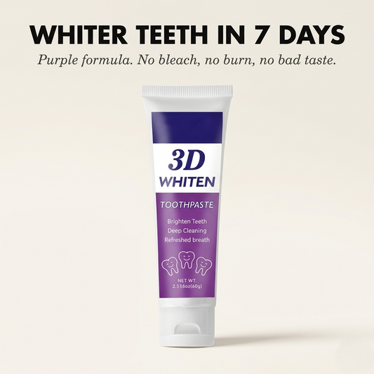 Pearlmint™ – Natural Whitening Toothpaste with Peppermint, Chamomile & Baking Soda + 50% OFF