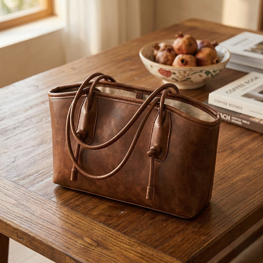 Cordelle™ – Vintage Knotted Strap PU Leather Shoulder Bag +50% OFF