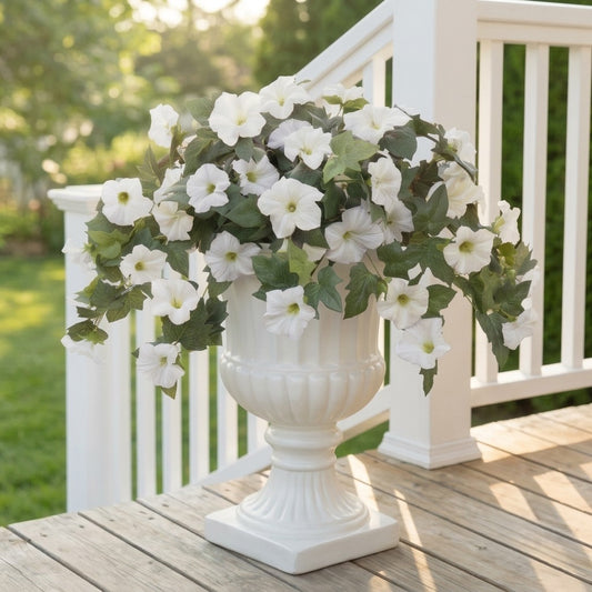 Bloomhaven™ – UV-Resistant Lifelike Petunia Artificial Outdoor Flowers, 2 Bundles + 50% OFF