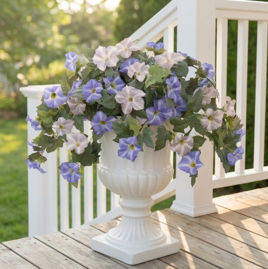 Bloomhaven™ – UV-Resistant Lifelike Petunia Artificial Outdoor Flowers, 2 Bundles + 50% OFF