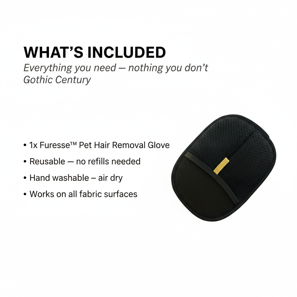 Furesse™ – Reusable Pet Hair Removal Glove for Furniture, Clothes & Car + 50 % OFF