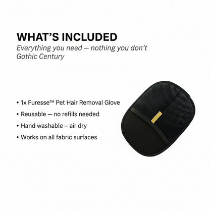 Furesse™ – Reusable Pet Hair Removal Glove for Furniture, Clothes & Car + 50 % OFF