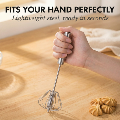 Presswick™ – Press-Down Spinning Stainless Steel Whisk + 50% OFF
