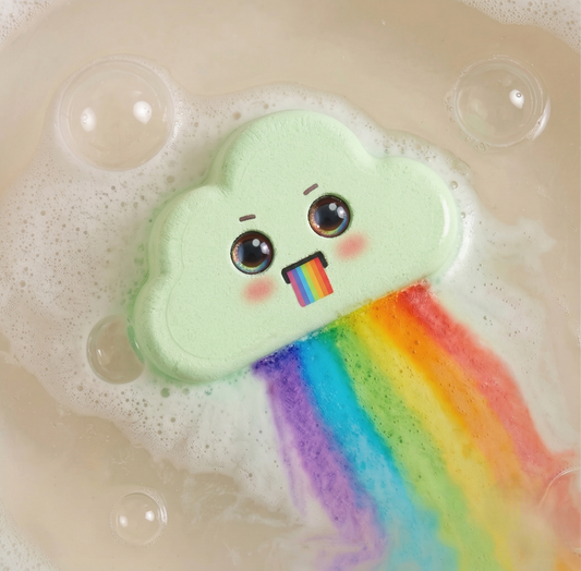 Sudspark™ – Rainbow Cloud Bath Bombs for Kids, Moisturizing & Skin-Safe+50% OFF