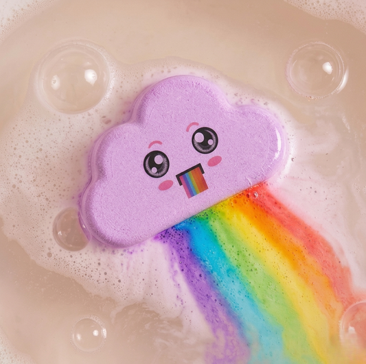 Sudspark™ – Rainbow Cloud Bath Bombs for Kids, Moisturizing & Skin-Safe+50% OFF