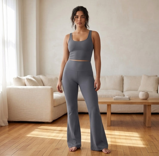 Flairen™ – High Waist Sculpting Flare Pants for Women + 50% OFF