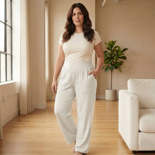 Sofaven™ – Elastic Waist Loose Fit Pocket Pants for Women + 50% OFF