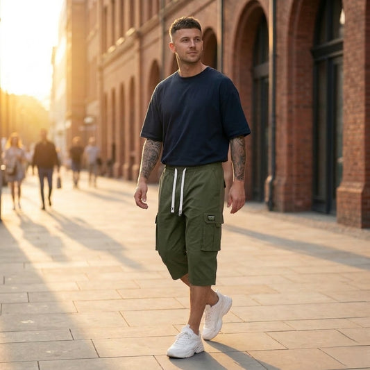 Driftwell™ – Breathable Cargo Capri Pants with Drawstring Waist + 50% OFF