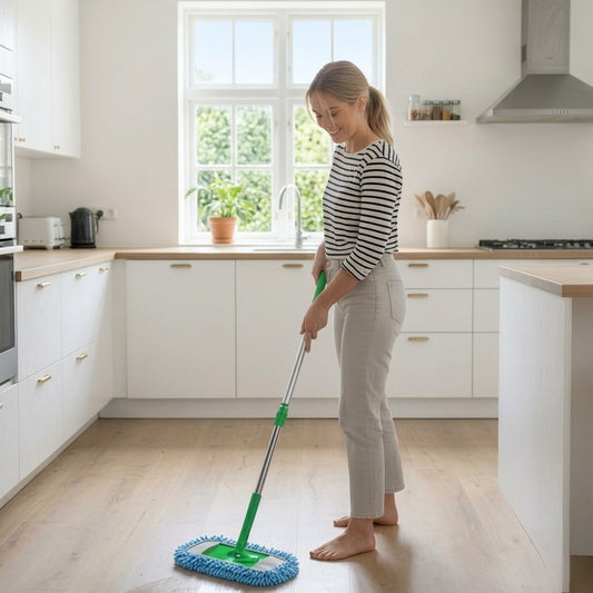 Gripwell™ – Reusable Chenille Microfiber Mop Pads for Swiffer Sweeper + Buy 2 Get 2 FREE