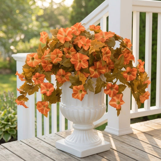 Bloomhaven™ – UV-Resistant Lifelike Petunia Artificial Outdoor Flowers, 2 Bundles + 50% OFF