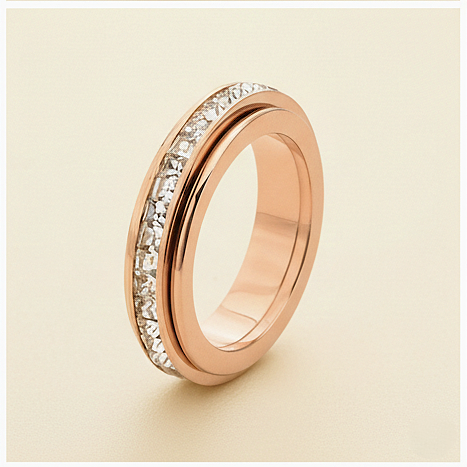 Revelle™ – Sparkling Dual-Spin Anxiety Relief Ring, Waterproof & Fade-Free + Buy 1 Take 1 FREE