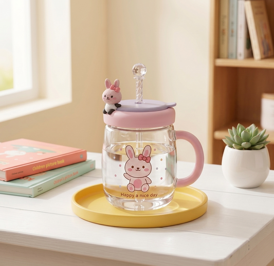 Mochiku™ – BPA-Free Tritan Cartoon Sippy Cup with Fruit Infuser, 42 oz + 50% OFF