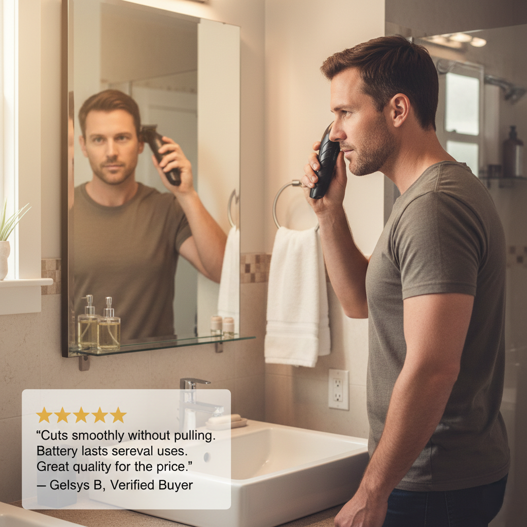 TrimMaster™ Professional Cordless Hair Clipper for Men + 50% OFF