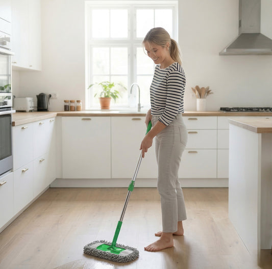 Gripwell™ – Reusable Chenille Microfiber Mop Pads for Swiffer Sweeper + Buy 2 Get 2 FREE