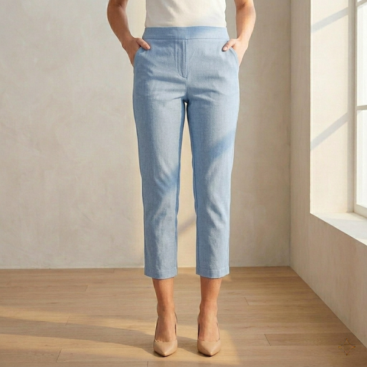 Plume™ – High Waist Pull-On Tummy Control Capri Pants for Women +50% OFF