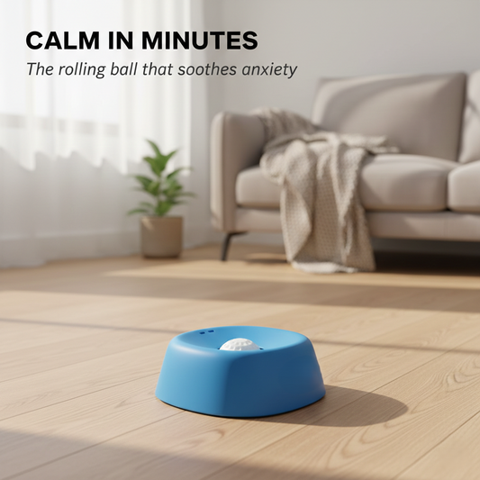 Lullbowl™ – Anxiety Relief Lick Bowl with Rolling Ball for Dogs + 50% OFF