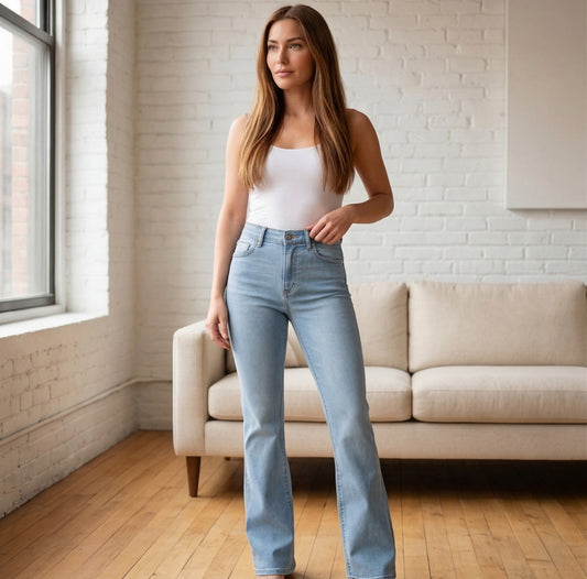 Flairve™ – High-Waist Sculpting Stretch Flare Jeans + 50% OFF