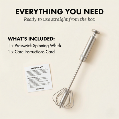 Presswick™ – Press-Down Spinning Stainless Steel Whisk + 50% OFF