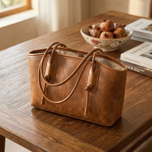 Cordelle™ – Vintage Knotted Strap PU Leather Shoulder Bag +50% OFF