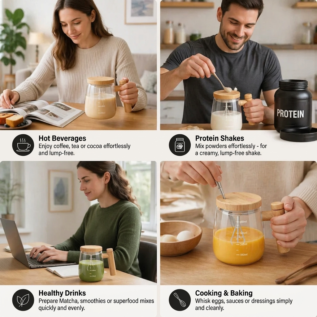 Brewmont™ – Auto-Stir Electric Mug with One-Touch Vortex Motor & Leak-Proof Lid + 50% OFF
