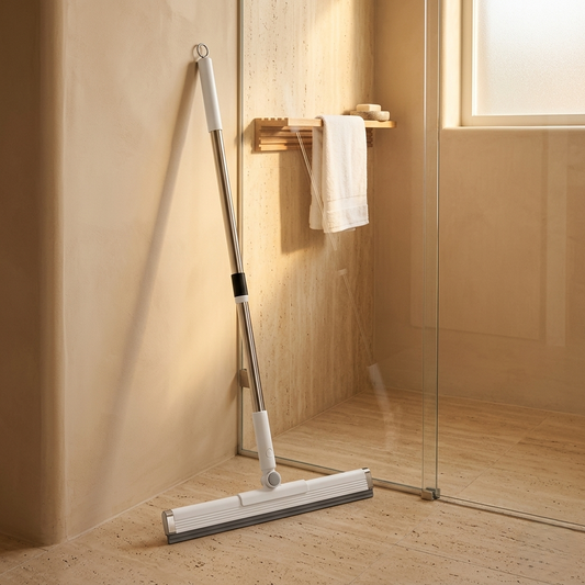 Swipex™ – 180° Rotating Pivot Head Floor Squeegee with Adjustable Stainless Pole +50% OFF