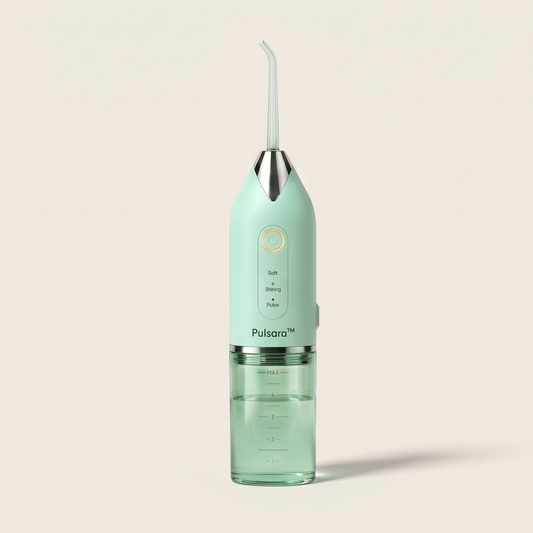 Pulsara™ – 4-Tip Portable Water Flosser for Deep Gum & Teeth Cleaning + 50% OFF
