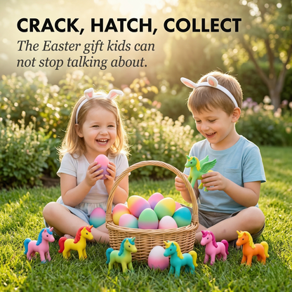 Hatchova™ – 6-Pack Hatching & Growing Unicorn Surprise Eggs + 50% OFF