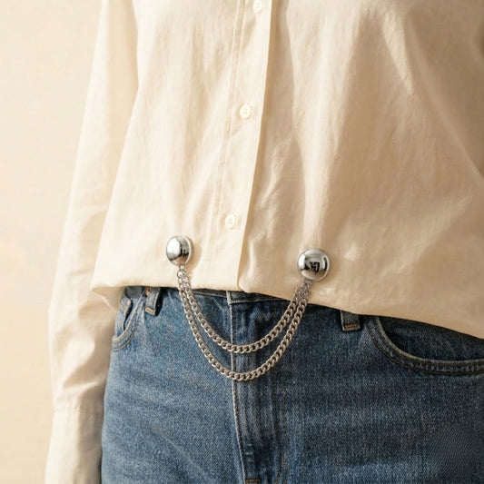 Cinchelle™ – Magnetic Clothing Clips with Double Chain Accent + 50% OFF