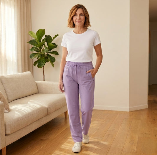 Stridewell™ – Ultra Soft Stretch Casual Pants for Women | Breathable Fabric | Elastic Waist | Zipper Pockets+ 50% OFF
