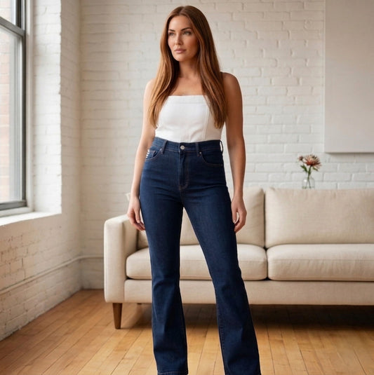 Flairve™ – High-Waist Sculpting Stretch Flare Jeans + 50% OFF