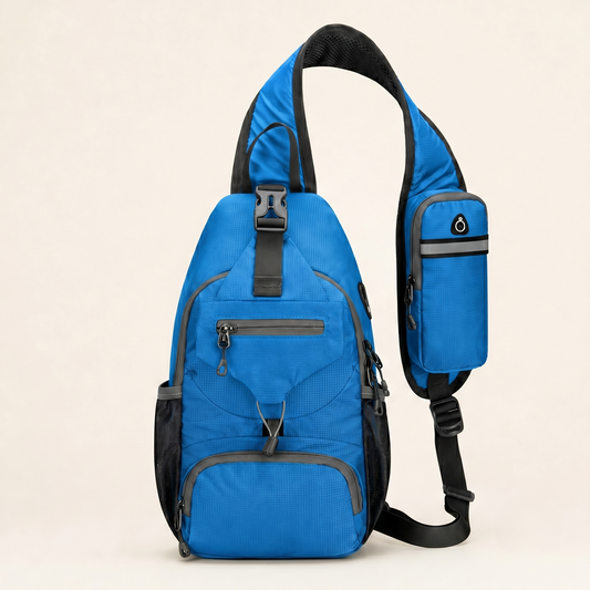 Crestpack™ – Packable Crossbody Sling Bag with Side Pockets for Hiking & Travel + 50% OFF