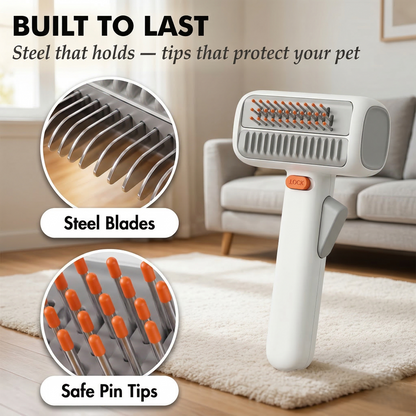 Moltara™ – 2-in-1 Dematting & Deshedding Grooming Comb for Dogs & Cats + 50% OFF