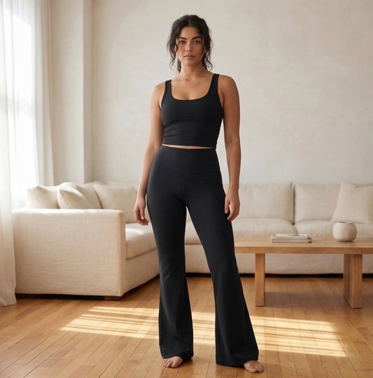 Flairen™ – High Waist Sculpting Flare Pants for Women + 50% OFF