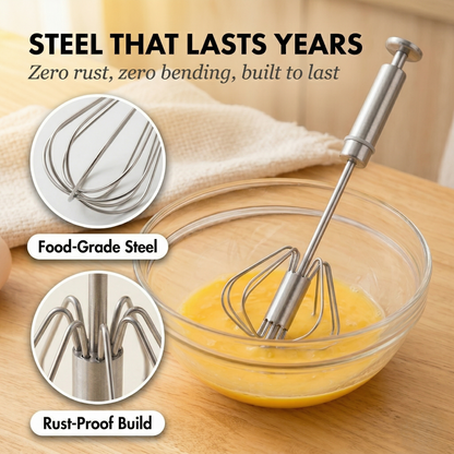 Presswick™ – Press-Down Spinning Stainless Steel Whisk + 50% OFF