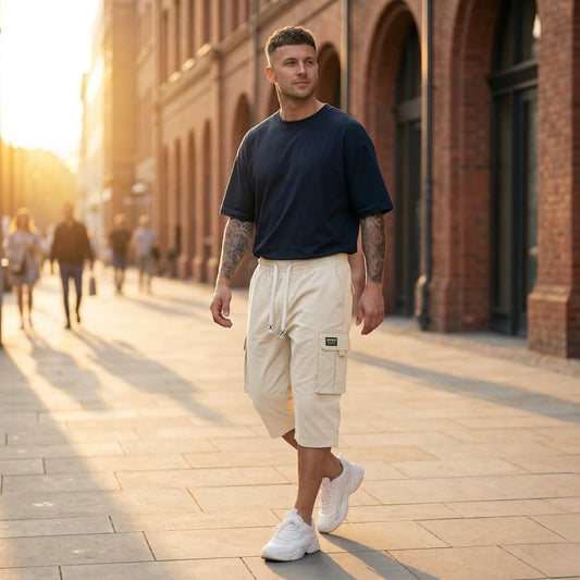 Driftwell™ – Breathable Cargo Capri Pants with Drawstring Waist + 50% OFF