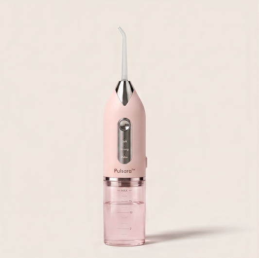 Pulsara™ – 4-Tip Portable Water Flosser for Deep Gum & Teeth Cleaning + 50% OFF