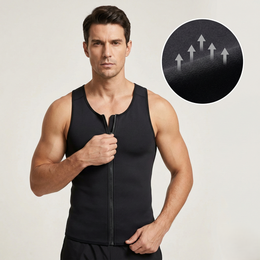 Brace™ – Zipper Compression Training Vest for Men | Slimming, Posture Support & Core Control + 50% OFF